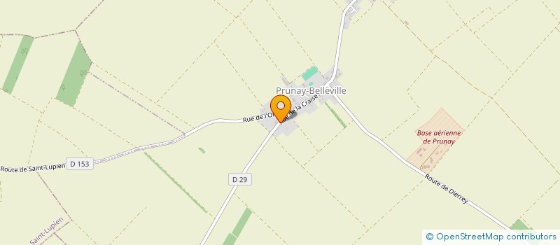 localisation de l'entreprise SCEA ADELINE CARTON  PRUNAY-BELLEVILLE