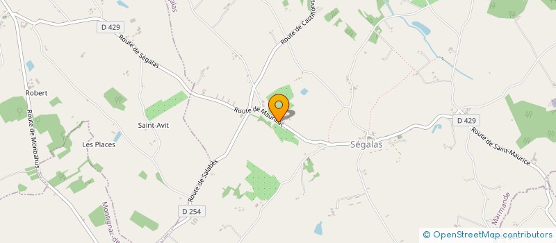 localisation de l'entreprise SCEA AGRI DUCK à SEGALAS