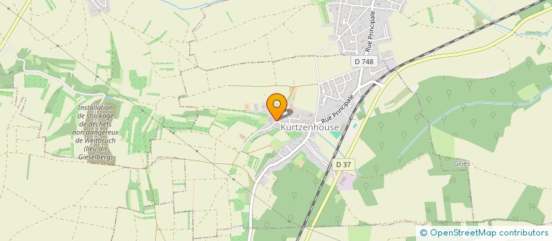 localisation de l'entreprise SCEA AGRI OTTMANN  KURTZENHOUSE