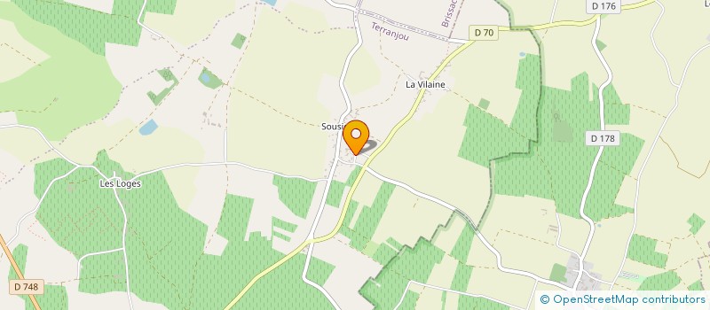 localisation de l'entreprise SCEA ALAIN POUPARD à TERRANJOU