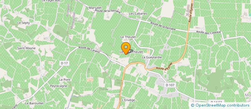 localisation de l'entreprise SCEA ALARD à MONBAZILLAC