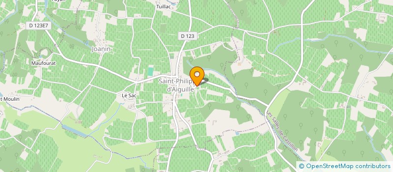 localisation de l'entreprise SCEA ALBA  SAINT-PHILIPPE-D'AIGUILLE