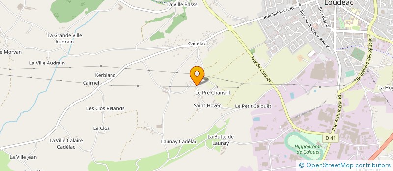 localisation de l'entreprise SCEA ALIOU SALAH CLAUDINE à LOUDEAC