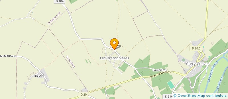 localisation de l'entreprise SCEA ALLEAUME à SAULNIERES