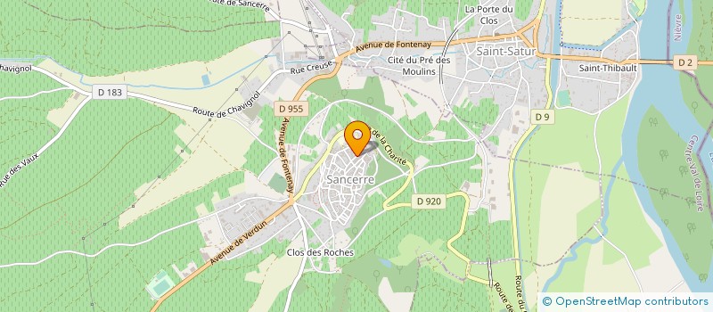 localisation de l'entreprise SCEA ALPHONSE MELLOT  SANCERRE