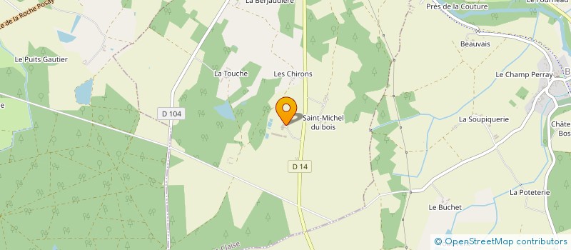 localisation de l'entreprise SCEA AMAIA  PREUILLY-SUR-CLAISE