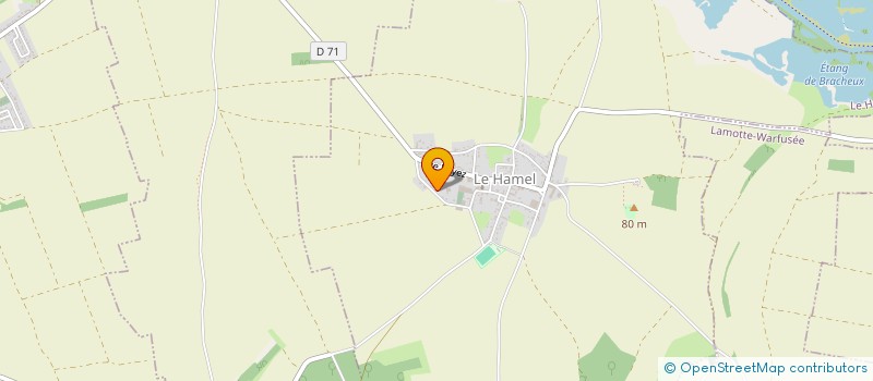 localisation de l'entreprise SCEA AMISOL  FRANVILLERS