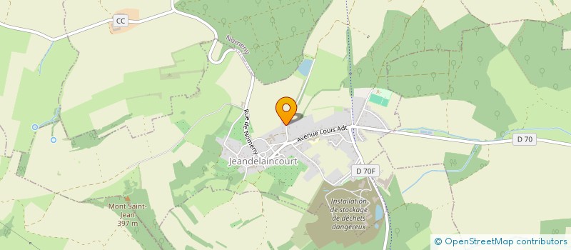 localisation de l'entreprise SCEA AMRSP  JEANDELAINCOURT