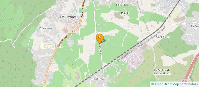 localisation de l'entreprise SCEA ANDRE ET ASSOCIES  LE LUC