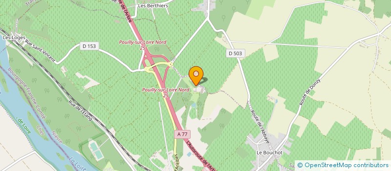 localisation de l'entreprise SCEA ANDRE ET EDMOND FIGEAT à POUILLY-SUR-LOIRE
