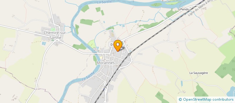 localisation de l'entreprise SCEA ANJOU MORICHINTRES à MORANNES SUR SARTHE-DAUMERAY