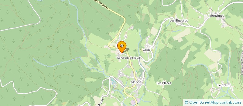 localisation de l'entreprise SCEA ANOSAPINS  ANOST