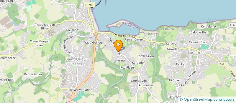 localisation de l'entreprise SCEA AR GUILOR à LOUANNEC