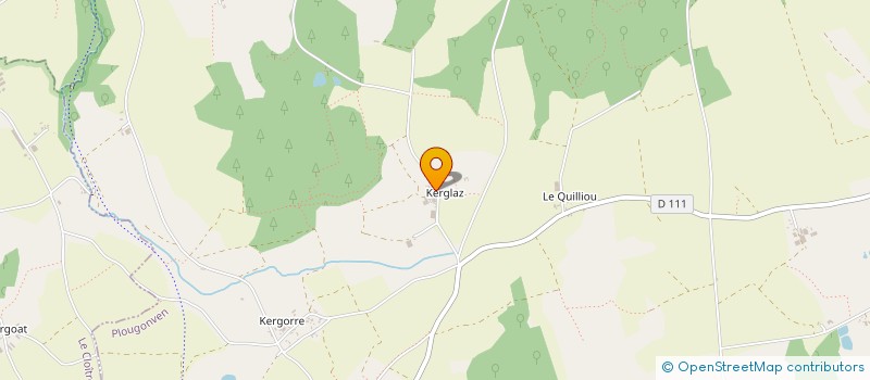 localisation de l'entreprise SCEA AR MENEZ à PLOUGONVEN