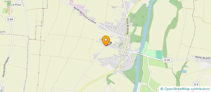 localisation de l'entreprise SCEA ARNAUD à JOZE