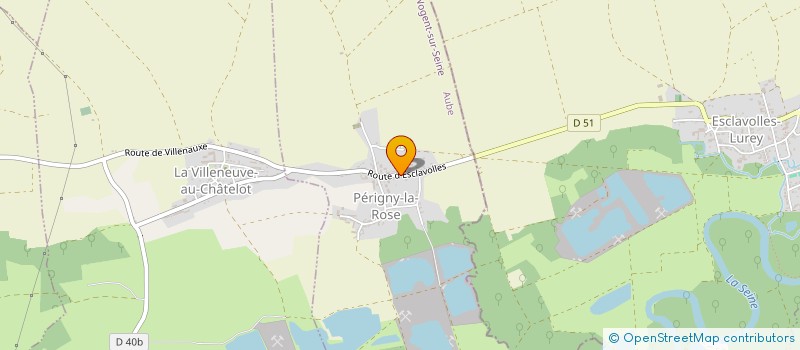 localisation de l'entreprise SCEA ATTELAGE DU TRAIT COMTOIS  PERIGNY-LA-ROSE