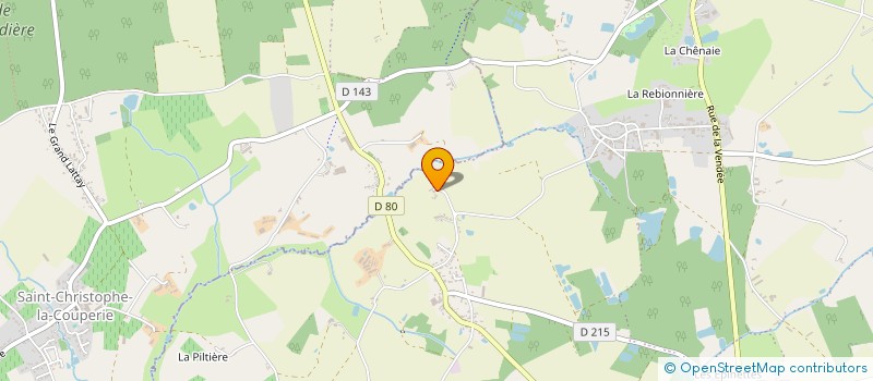 localisation de l'entreprise SCEA AUBRON à BEAUPREAU-EN-MAUGES