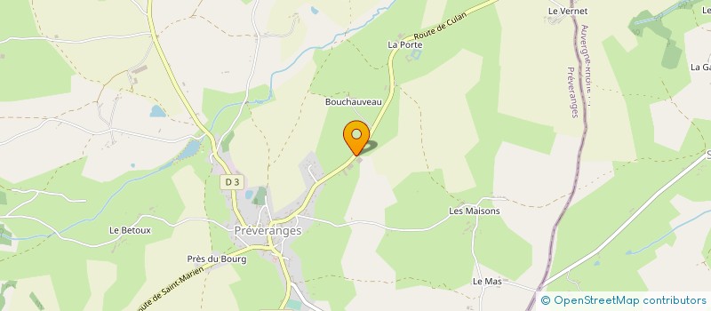 localisation de l'entreprise SCEA AVIBERRY à PREVERANGES
