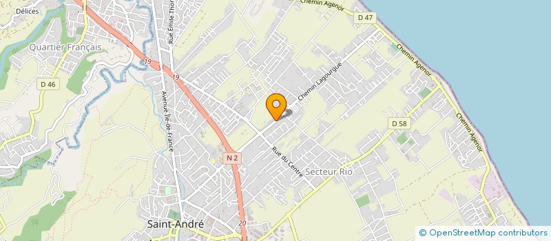 localisation de l'entreprise SCEA AVICOLE DE L'EST à SAINT-ANDRE