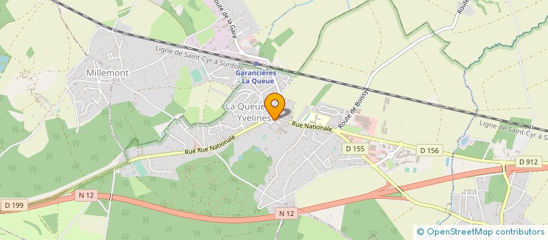 localisation de l'entreprise SCEA B. POULLAIN à LA QUEUE-LES-YVELINES