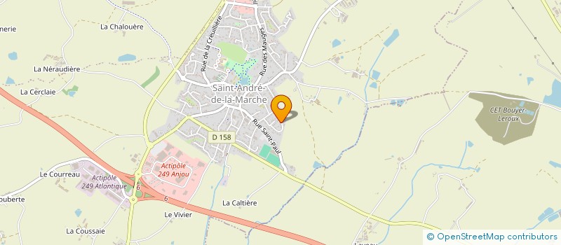 localisation de l'entreprise SCEA BABONNEAU à SEVREMOINE