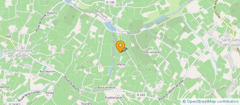 localisation de l'entreprise SCEA BARON DE MONTFORT  SAINT-ETIENNE-DE-LISSE