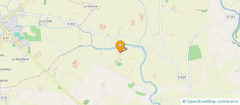 localisation de l'entreprise SCEA BARRABRIE à SAINT-FRAIMBAULT
