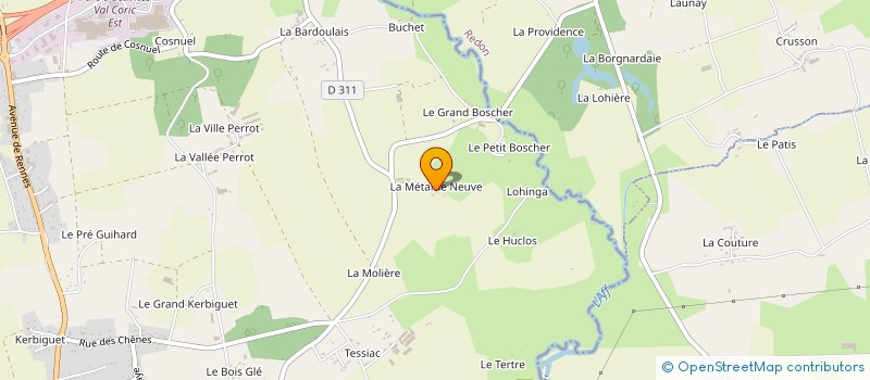 localisation de l'entreprise SCEA BARRE  GUER