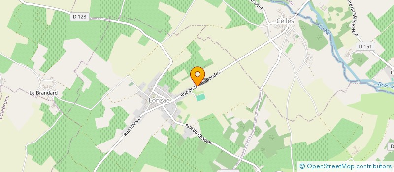 localisation de l'entreprise SCEA BARRON à LONZAC