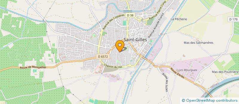 localisation de l'entreprise SCEA BASTIDE DE FLORE à SAINT-GILLES