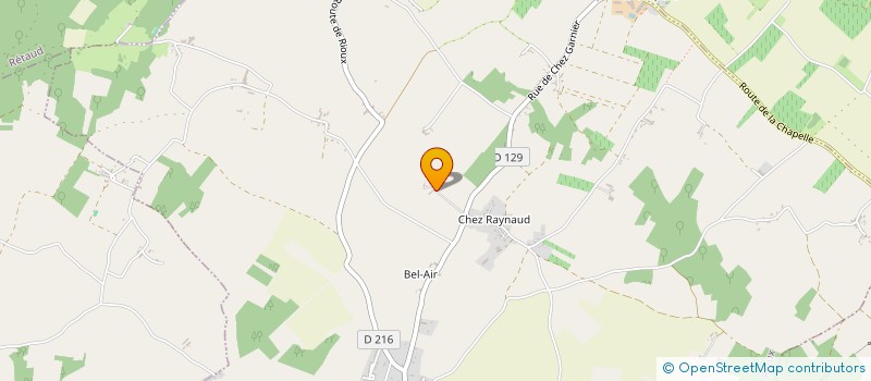 localisation de l'entreprise SCEA BAUDRY  TESSON