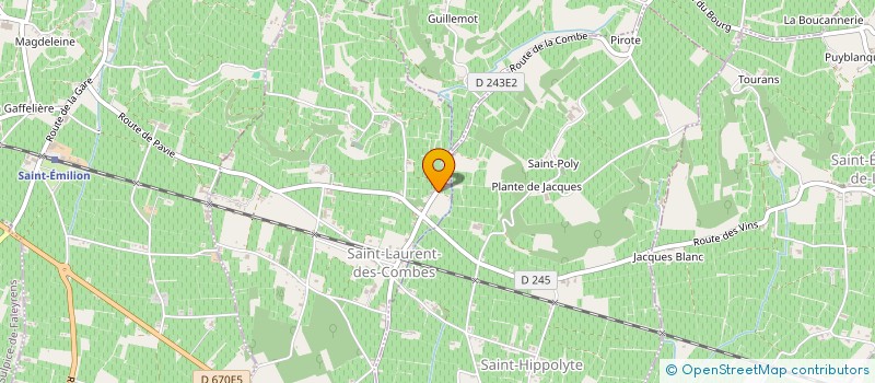 localisation de l'entreprise SCEA BEARD LA CHAPELLE à SAINT-LAURENT-DES-COMBES