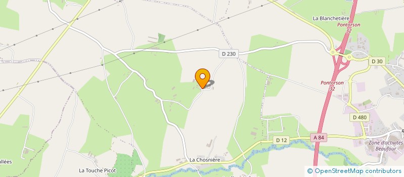 localisation de l'entreprise SCEA BEAU CHATEAU  SAINT-JAMES