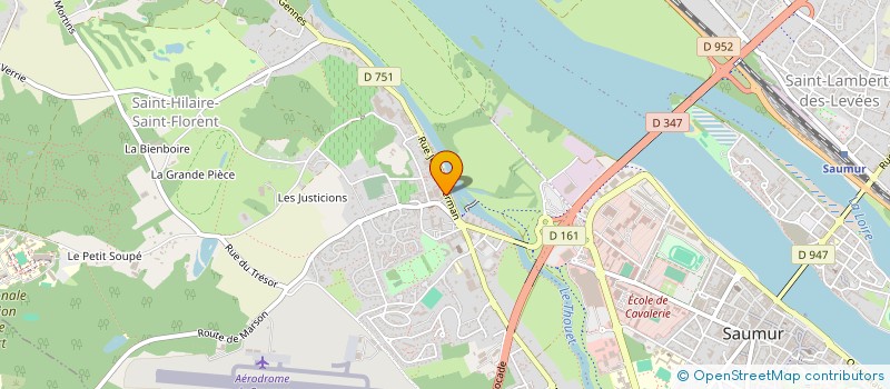 localisation de l'entreprise SCEA BEAULIEU  SAUMUR