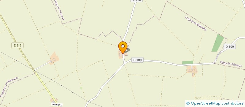 localisation de l'entreprise SCEA BEAUVILLIERS LE GAILLARD à LOIGNY LA BATAILLE
