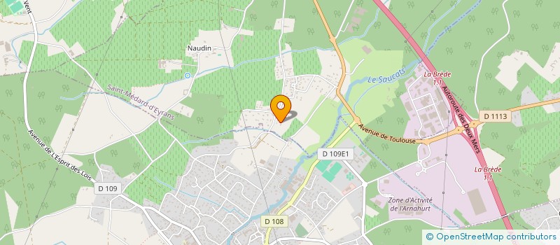 localisation de l'entreprise SCEA BEDICHEAU  SAINT-MEDARD-D'EYRANS