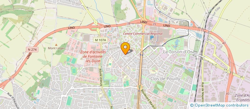 localisation de l'entreprise SCEA BELEE à DIJON