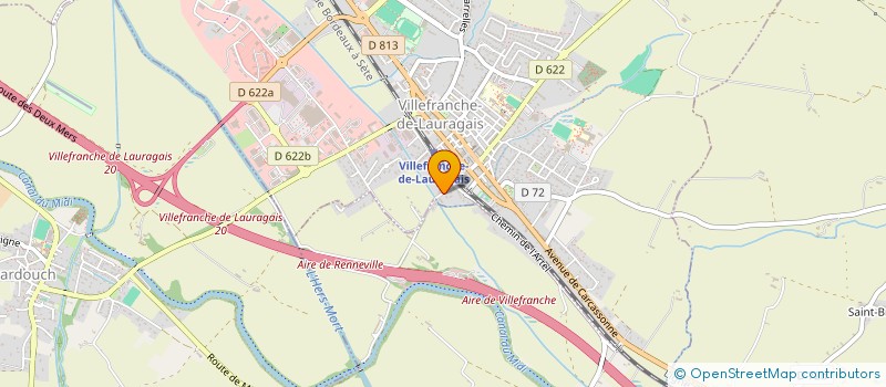localisation de l'entreprise SCEA BENET à VILLEFRANCHE-DE-LAURAGAIS