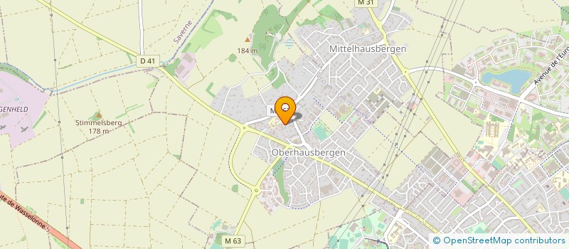 localisation de l'entreprise SCEA BENTZ  OBERHAUSBERGEN