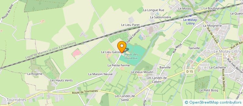 localisation de l'entreprise SCEA BERLIOZ  LE MOLAY-LITTRY