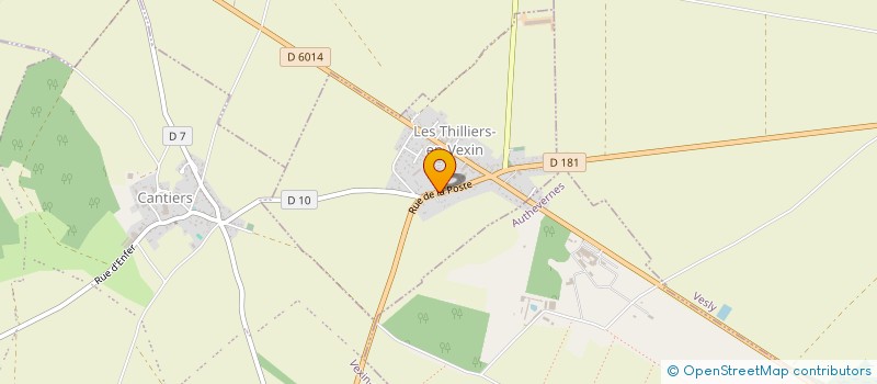 localisation de l'entreprise SCEA BERNARD  LES THILLIERS-EN-VEXIN