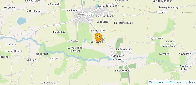 localisation de l'entreprise SCEA BERNARD à PLUMAUGAT