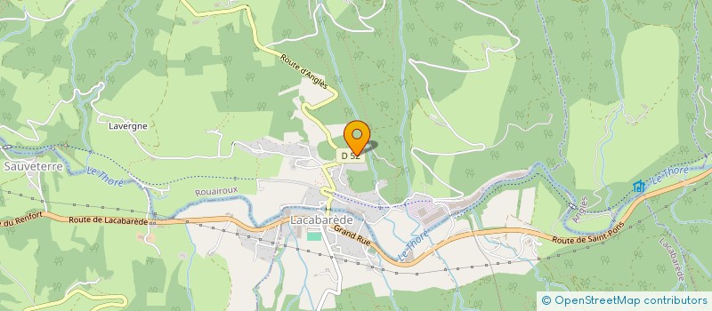 localisation de l'entreprise SCEA BERNARD CARAYON  ROUAIROUX