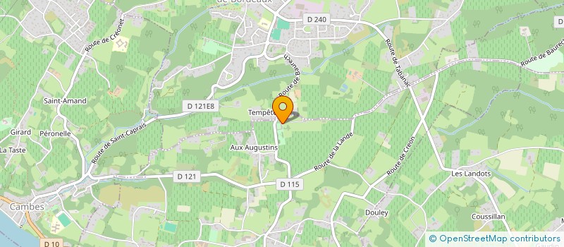 localisation de l'entreprise SCEA BERNARD FIOROTTO  CAMBES