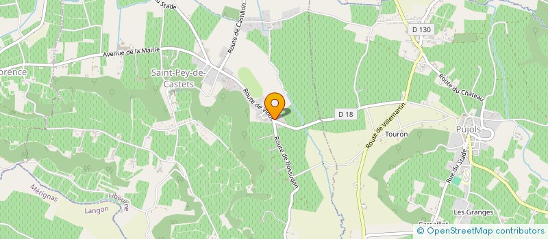 localisation de l'entreprise SCEA BERNARD RABOUY  SAINT-PEY-DE-CASTETS