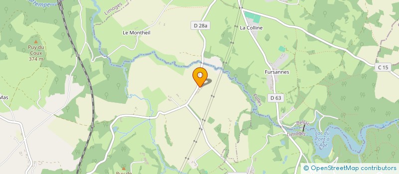 localisation de l'entreprise SCEA BERSAGRI à BERSAC-SUR-RIVALIER