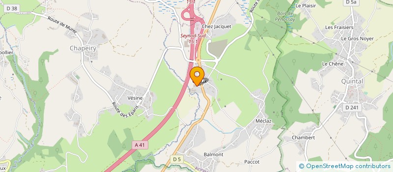 localisation de l'entreprise SCEA BERSINGER GARCIN  ANNECY