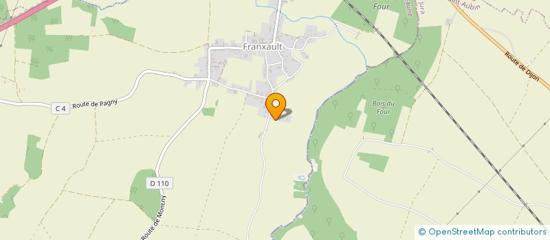 localisation de l'entreprise SCEA BERTHE CHAPLOTTE à FRANXAULT