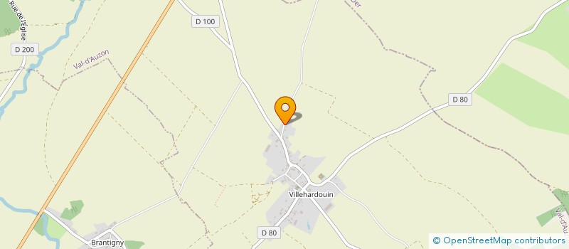 localisation de l'entreprise SCEA BERTRAND  VAL D'AUZON