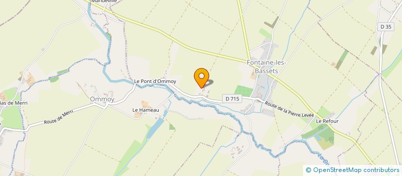 localisation de l'entreprise SCEA BERTRAND à FONTAINE LES BASSETS